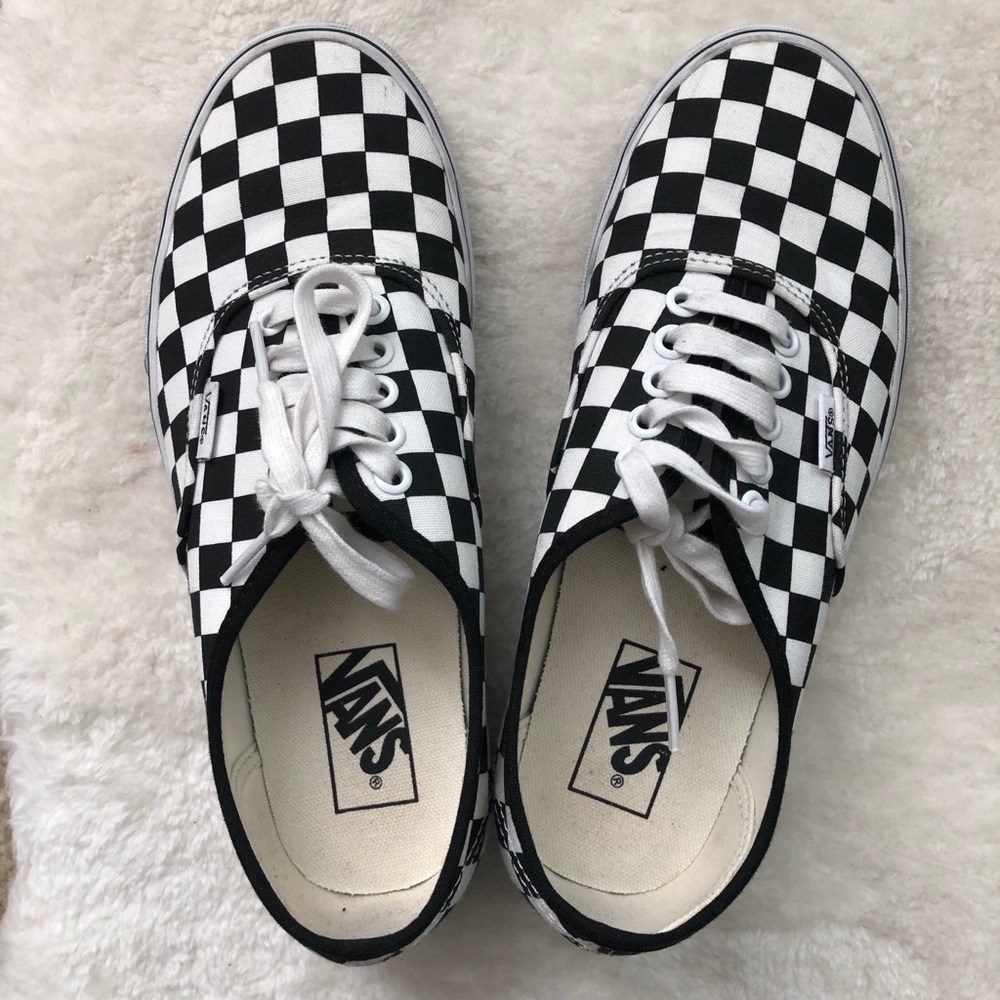 Checkered Vans